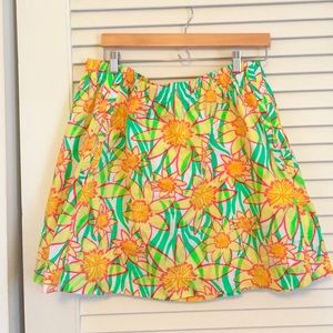 Lilly Pulitzer mini skirt with pockets in XL